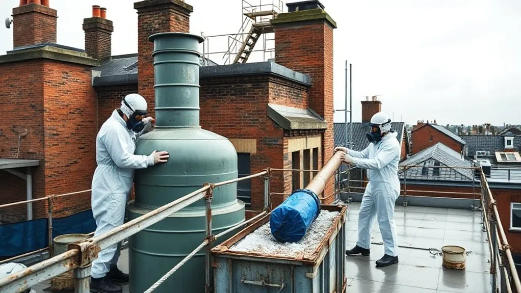 Water Tank & Flue Removal in Westcombe Park — HSE-licensed specialists
